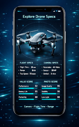 Drone Compare: specs & Finder Screenshot 3
