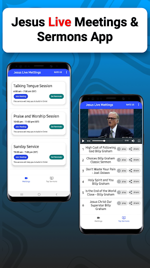 Jesus Live Meetings and Sermons App Screenshot 0