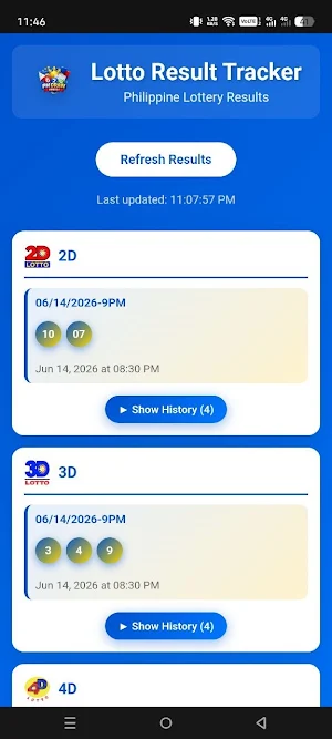 PH Draw Result Screenshot 0