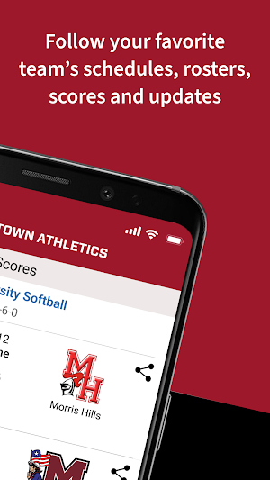 Morristown Athletics Screenshot 2