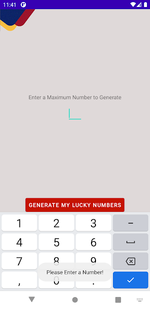 National Lottery Generator Screenshot 1