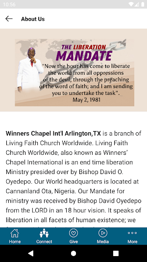 Winners Chapel Arlington,TX Screenshot 1