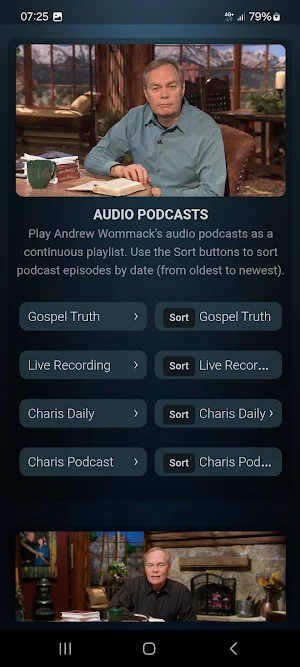 Andrew Wommack: Podcast Player Screenshot 1