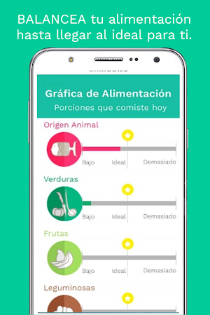 Dieta balanceada y Alimentación saludable personal Screenshot 0