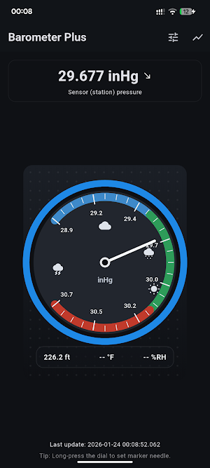 Barometer Pressure - Altimeter Screenshot 3