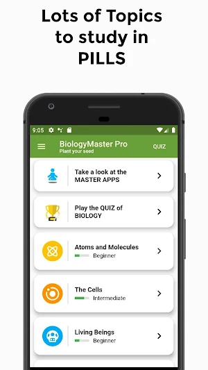 BiologyMaster Pro - Biology for YOU Screenshot 1