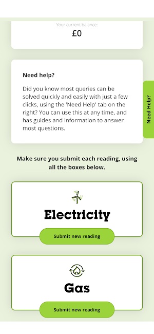 Ecotricity App Screenshot 1