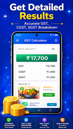 GST Calculator & Tax India Screenshot 3