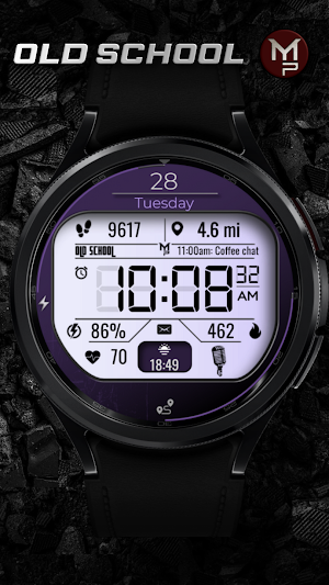 OLD SCHOOL - Watch face Screenshot 1