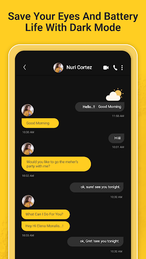 Messages SMS, MMS, Texting App Screenshot 2