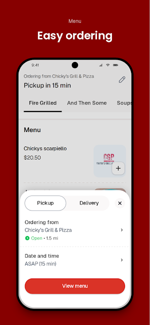 Chicky's Grill & Pizza Screenshot 2