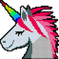 Pixel Art - Color By Number, Sandbox Coloring Book