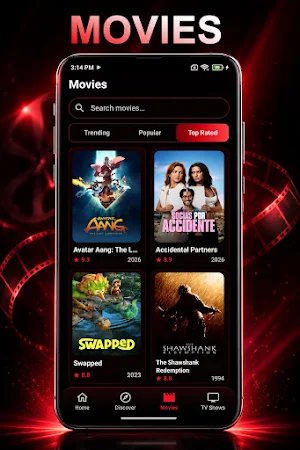 67Movies: Movies & TV Guide Screenshot 1
