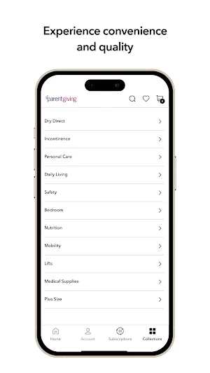 Parentgiving Screenshot 1