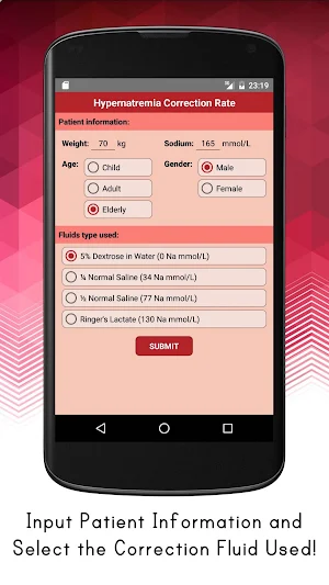 Hypernatremia Correction Rate: Sodium Tracker Screenshot 0