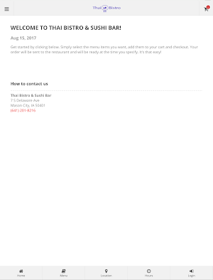 Thai Bistro & Sushi Bar Screenshot 2