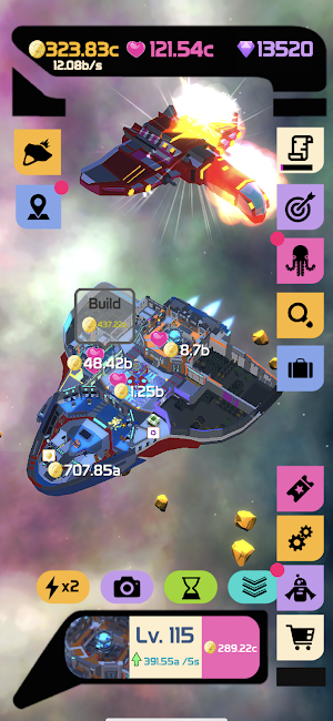 Idle FTL Starship Screenshot 1