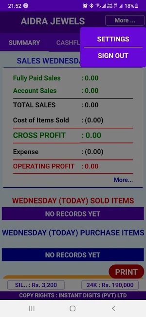 Gold Manager Screenshot 3