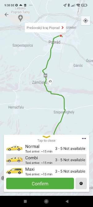 Happy Taxi Poprad Screenshot 0