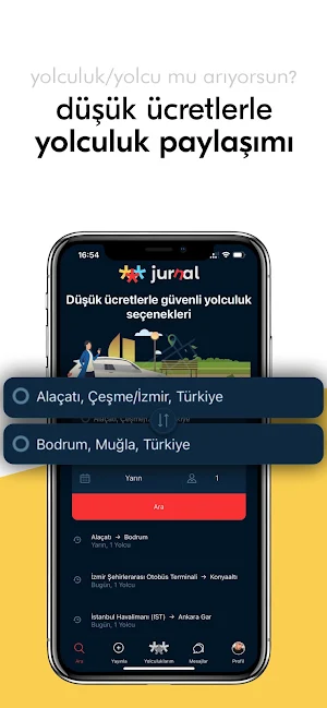 Jurnal: yolculuk paylaşımı Screenshot 0