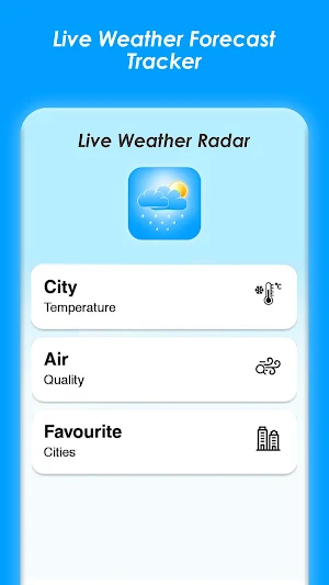 Live Weather Forecast Tracker Screenshot 0