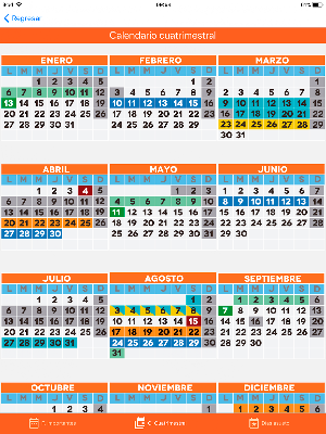 Calendario Académico UG Screenshot 1