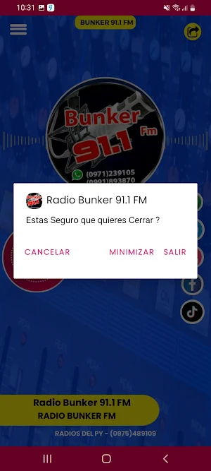 Radio Bunker 91.1 FM Screenshot 3