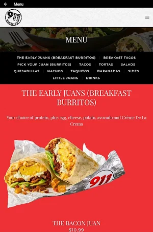 9 Juan Juan Burritos Screenshot 2