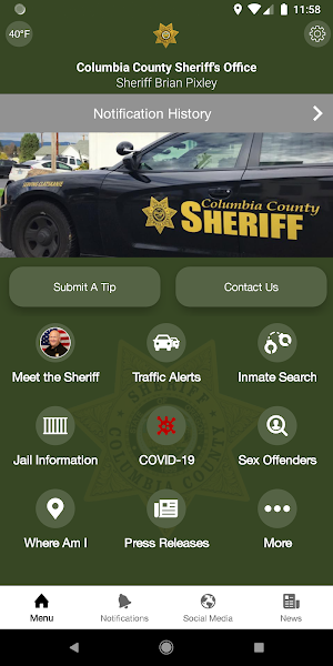 Columbia County Sheriff’s Office Screenshot 0