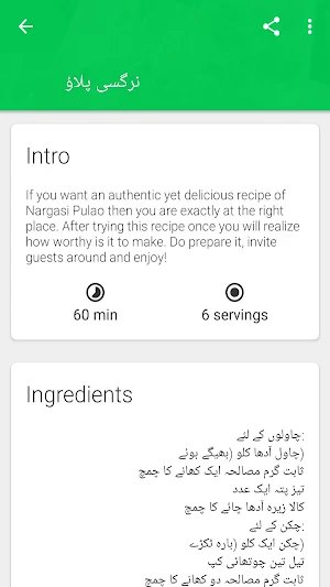 Pulao Recipes In Urdu Screenshot 3