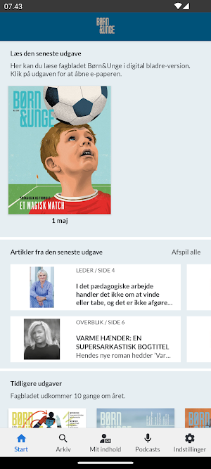 Fagbladet Børn&Unge Screenshot 0