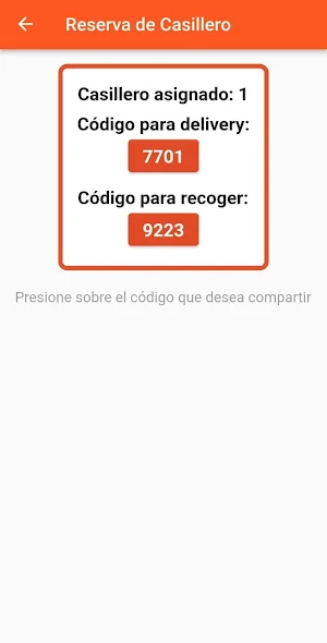 Portero Seguro Lockers Screenshot 2