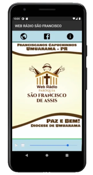 WEB RÁDIO SÃO FRANCISCO Screenshot 1