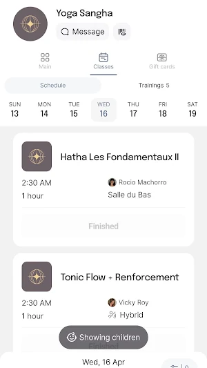 Yoga Sangha Screenshot 2