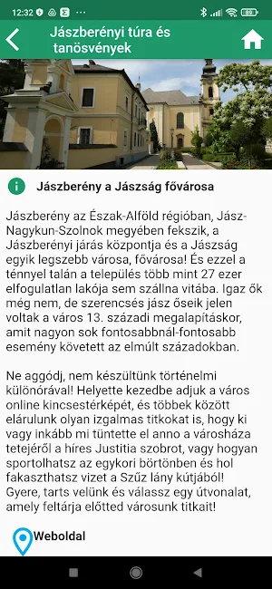 Jászberényi tanösvények Screenshot 2