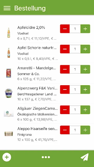 Kornkraft BestellApp Screenshot 2