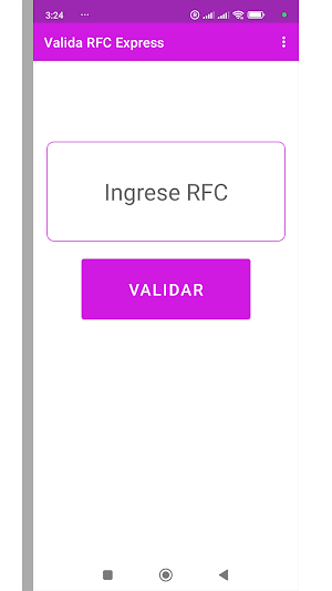 Valida RFC Express Screenshot 1