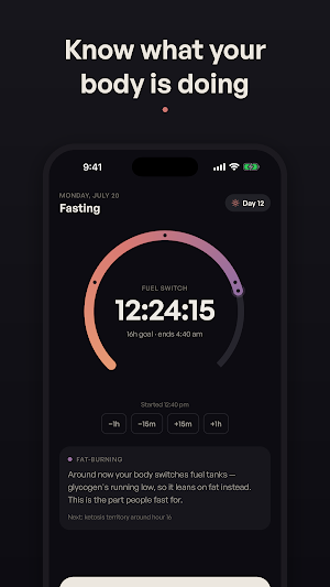 Halfday: Fasting Tracker Screenshot 1
