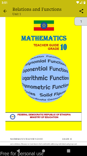 Maths Grade 10th Teacher Book Screenshot 2