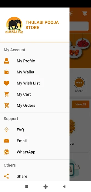 THULASI POOJA STORE Screenshot 0