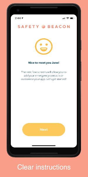 Safety Beacon Screenshot 2