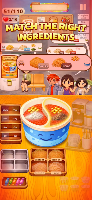 Dual Ramen Rush – Cooking Game Screenshot 2