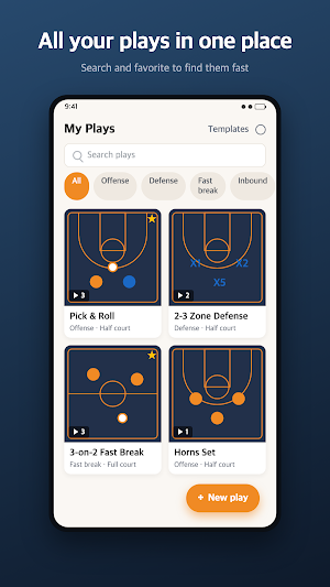 Basketball Tactics Board Screenshot 1
