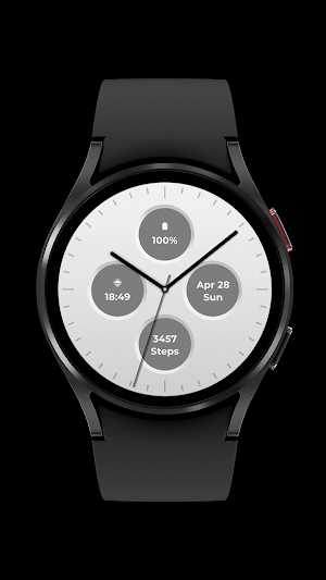 Black and White Watch Face Screenshot 3