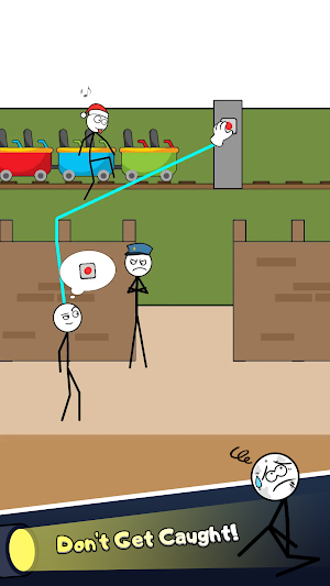 Thief Game:Stickman Puzzle Screenshot 1