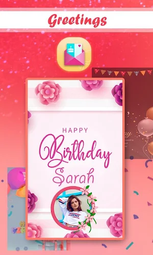 Photo On Birthday Cake - Cake with name and photo Screenshot 1