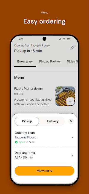 Taqueria Picoso Screenshot 2