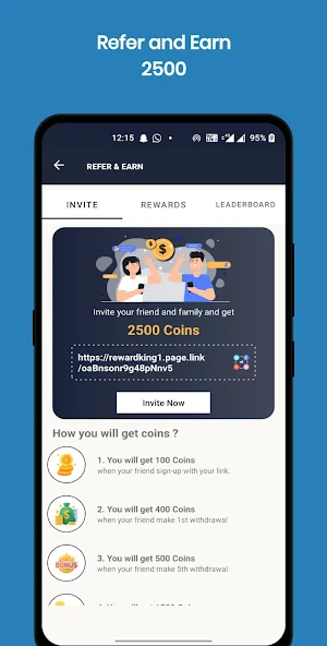 Reward King - Earning App Screenshot 2