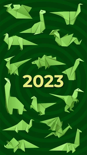 Origami Dinosaurs & Dragons Screenshot 0