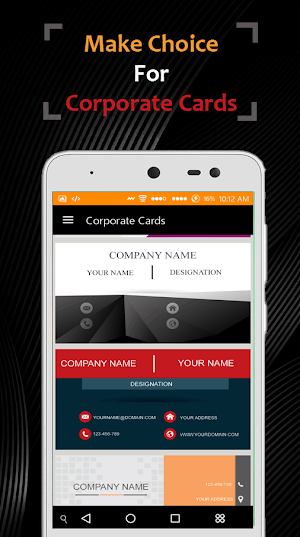 Visiting Card Maker Screenshot 2